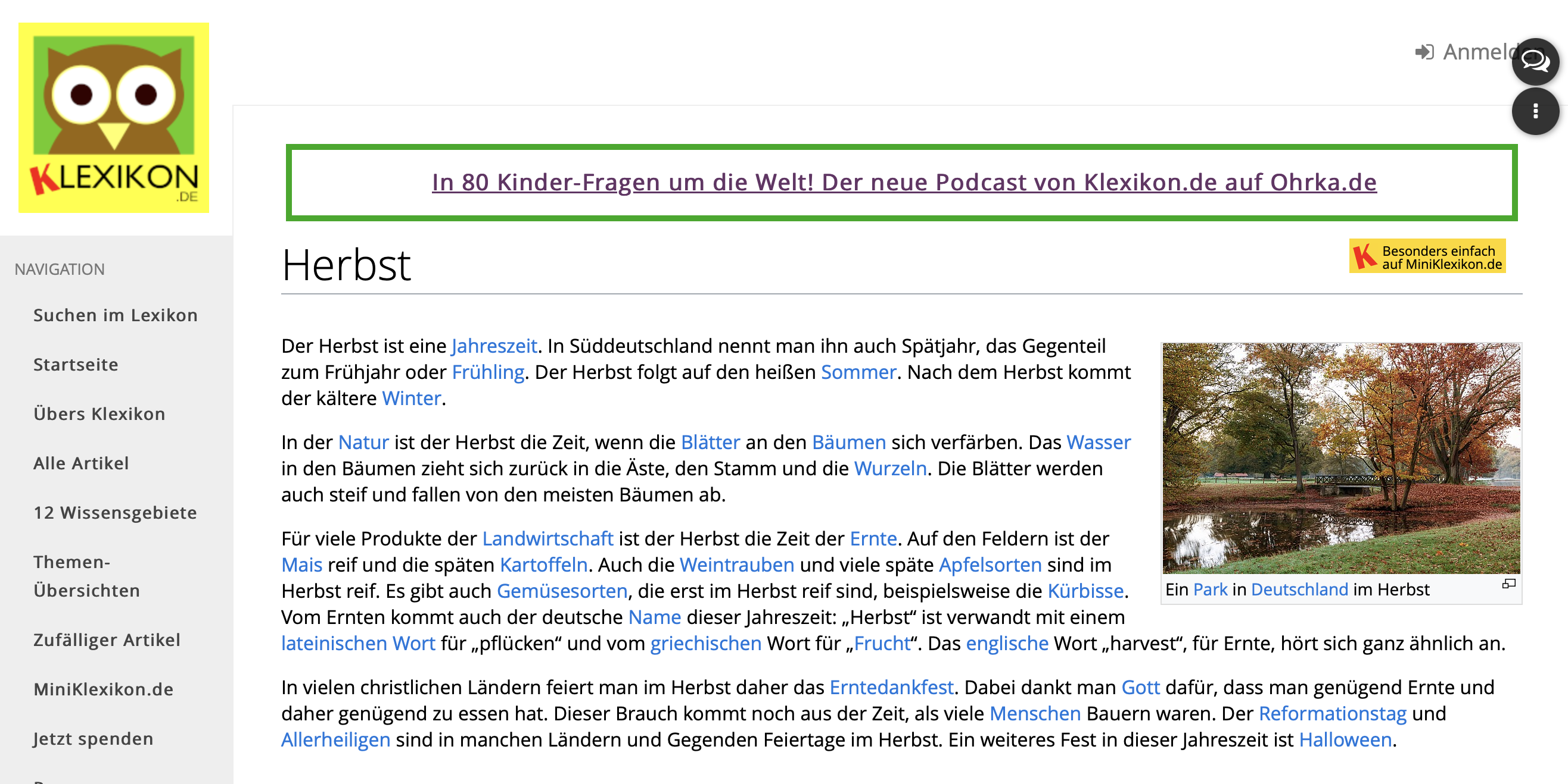 Cover: Der Herbst kommt!