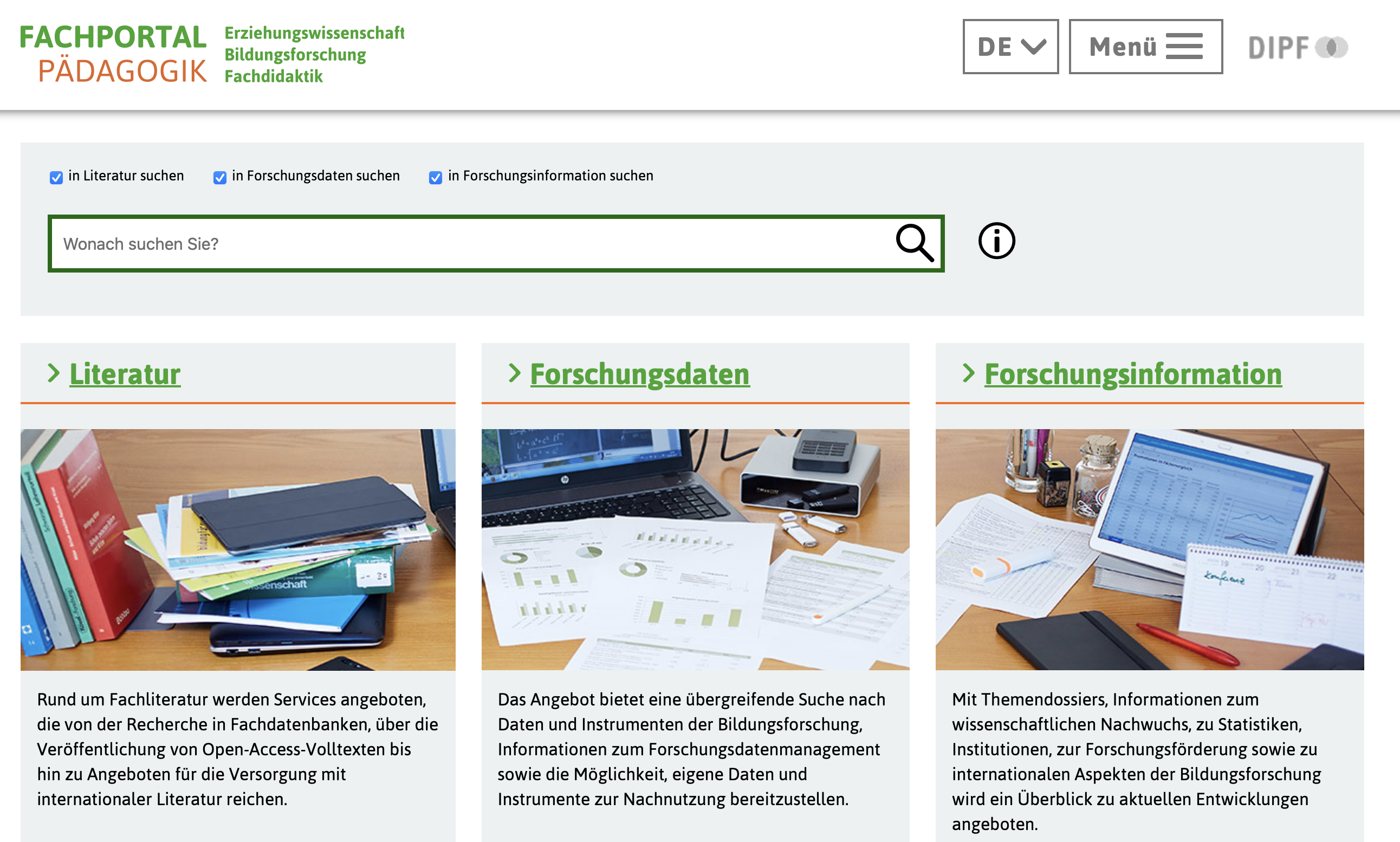 Cover: Fachportal Pädagogik